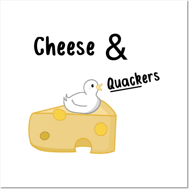 Cheese & quackers Wall Art by Simomo